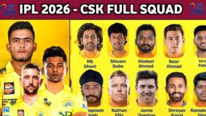 Chennai Super Kings Squad-2026